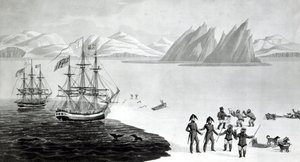 Primo contatto con i nativi della Baia del Principe Reggente, 1818